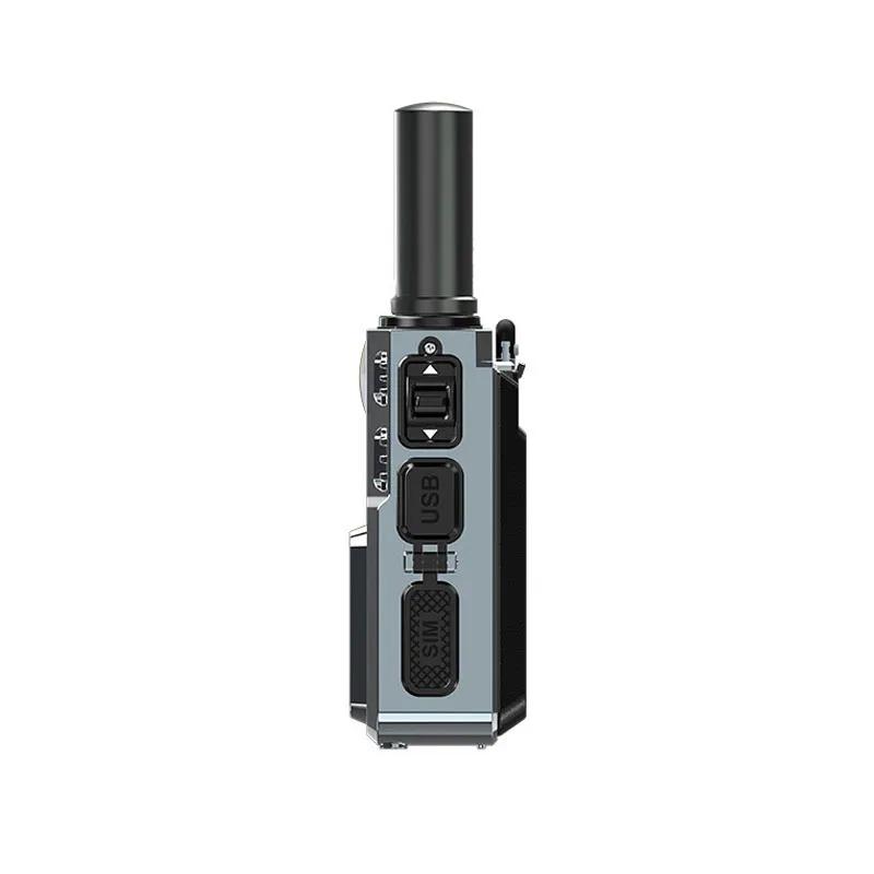 Globales 4G-Walkie-Talkie, öffentliches Außennetz mit Infrarot-Laserkompass, Zweiwege-Taschenlampe, globaler 6800-mAh-Akku für den Außenbereich