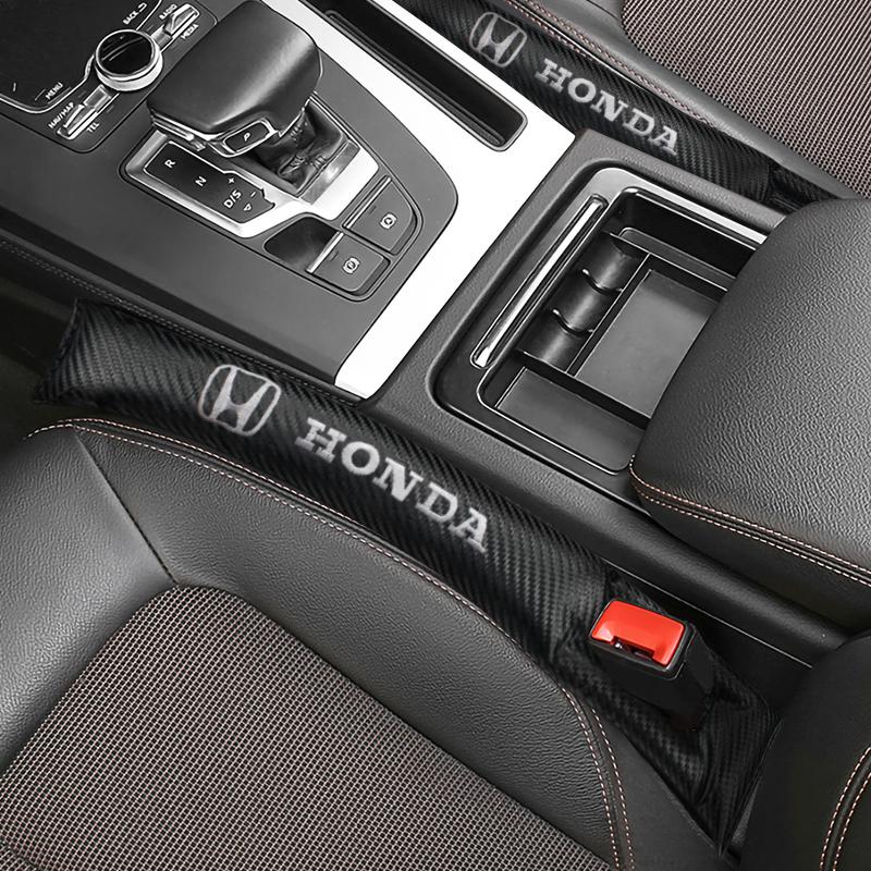 hot Fit PU Leather For Honda Civic XRV CR-Z CRV Car Seat Gap HRV City Accord Legend Jazz RR VTi padding Seat plug Leakproof Pads akf256