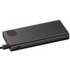 Powerbank Baseus Adaman Metal, 20000mAh, 2xUSB, USB-C, Lightning, MicroUSB 22.5W (Black)