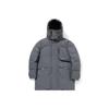 Li Ning Chaqueta Plumífera Deportiva de Moda de Largo Medio Gruesa Cálida con Capucha Desmontable para Hombre Ropa Exterior AYMQ247-3