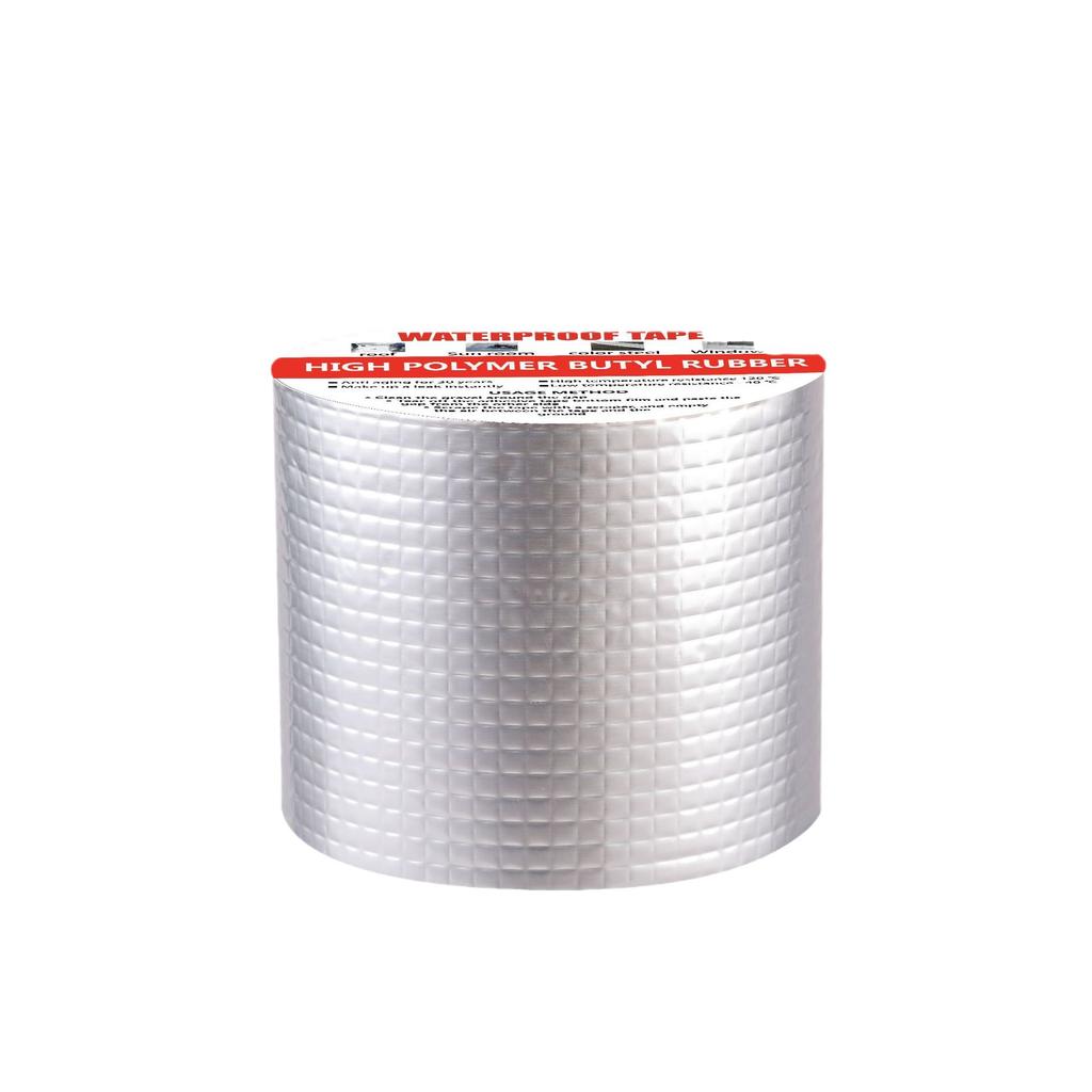 Aluminium Waterproof Adhesive Tape,  Sealing Tape, Self-Adhesive, Shower Sealing Tape, Butyl Rubber Aluminium Foil Tape