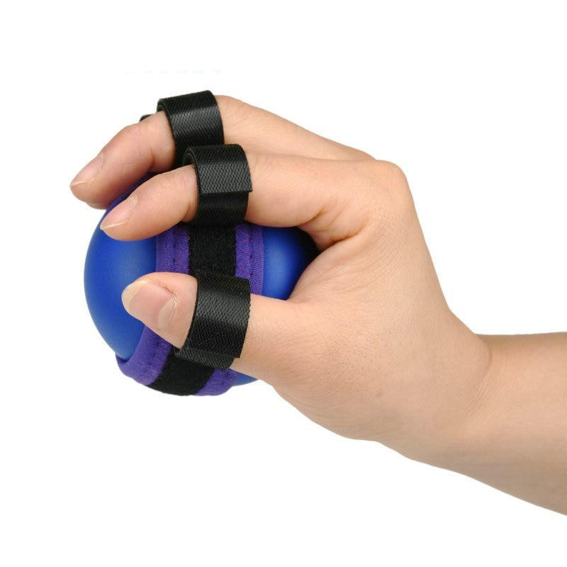 PU Hand Grip Finger Ball Practice Hemiplegia Muscle Strength Training Rubber Rehabilitation Finger Gripper Ball Hand Grip