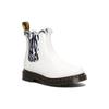 Dr. Martens Leather Short Chelsea Boots Women Boots White 27794100