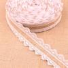 1m/roll Craft Satin Bow Wedding Lace Edge Sisal Trim Jute Burlap Hessian Ribbon