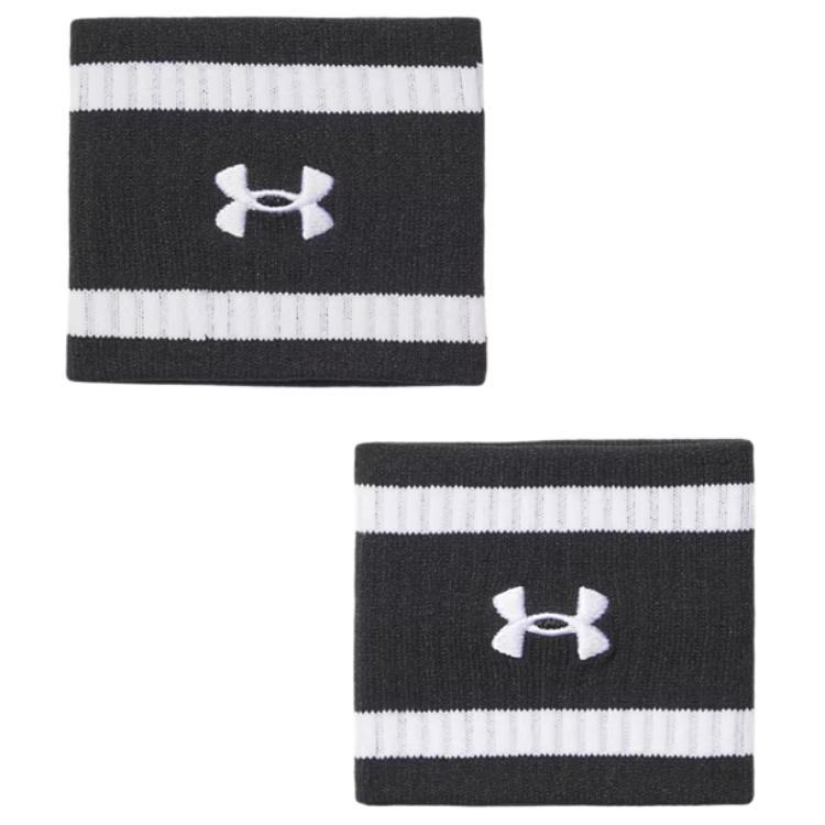 Under Armour Polyester, Nylon, Elastane Wristbands Unisex Black 1389939-001 F