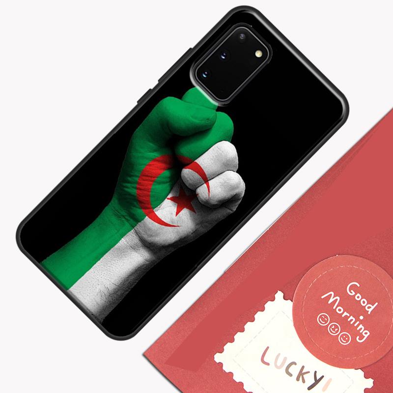 Flag Of Algeria Phone Case For Samsung Galaxy S26 S25 S24 S20 S21 S22 S23 Ultra S10 Plus S25 FE Cover Shell