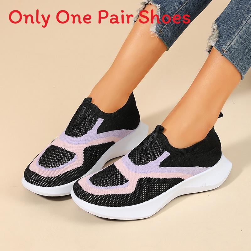 Womens Breathable Slipon Canvas Shoes With Colorful Patchwork For Casual Summer Wear