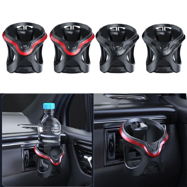 Car Cupholder Water Bottle Storage Stand for Air Vent Easy Installation Drink Support for Drivers Beverages Up to 76mm