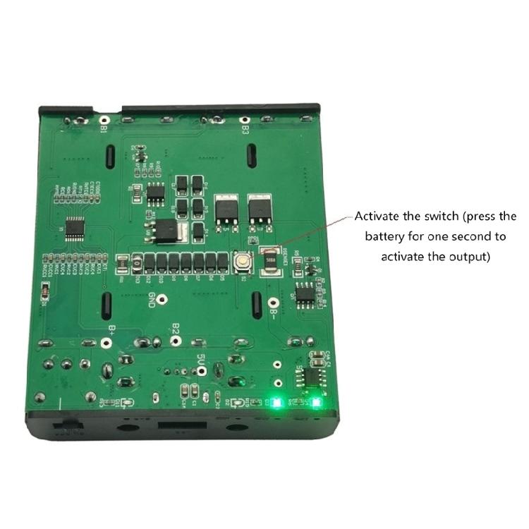 UPS System 18650 Power Supply Box for Networking Devices 18650 Battery Case With Overcharge Protections  Stable Output