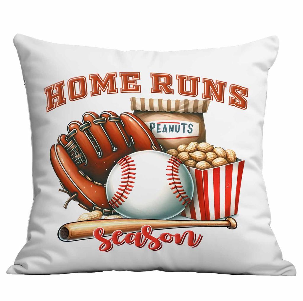 New Baseball Peripheral Printed Pillowcase Home Living Room Sofa Pillowcase Cushion Cover