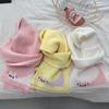 Winter 2025 Korean-Japanese Style Cute Kitten Knit Neck Warmer Scarf for Women