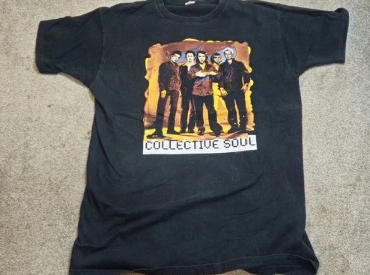Large vintage 1999 Collective Soul Dosage Tour concert Graphic T tee shirt L