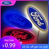 Car Sticker LED Light Logo Sticker for Ford Explorer F150 F250 Focus Mondeo Front Badge Tail Decals Car Styling Rear Emblem Auto