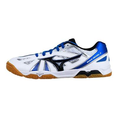 Wave Medal 5 Bequeme Vielseitige Low-Top Trainingsschuhe Unisex Sneaker Weiß Blau 81GA151514