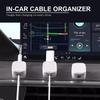 Magnetic Cable Organizer Clips Self Adhesive Wire Holder Under Desk Cable Management for Home Office Desktop Cord Keeper 12PCS