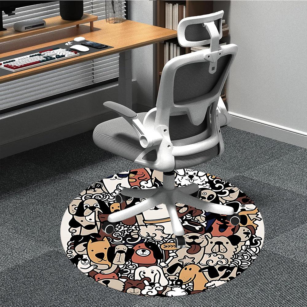 

1pc Dogs Chair Carpet for Office, Non-slip, Soft and Durable Office Rug for Interior Decoration, Perfect for Office yy260313038 80cm by 80cm