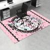 Office Rug My Melody, Cute Anti-Slip Rug, Machine Washable for Living Room, Bedroom, Office, Multiple Sizes, Bedroom Mat, Decorative Mat, Durable Mat,