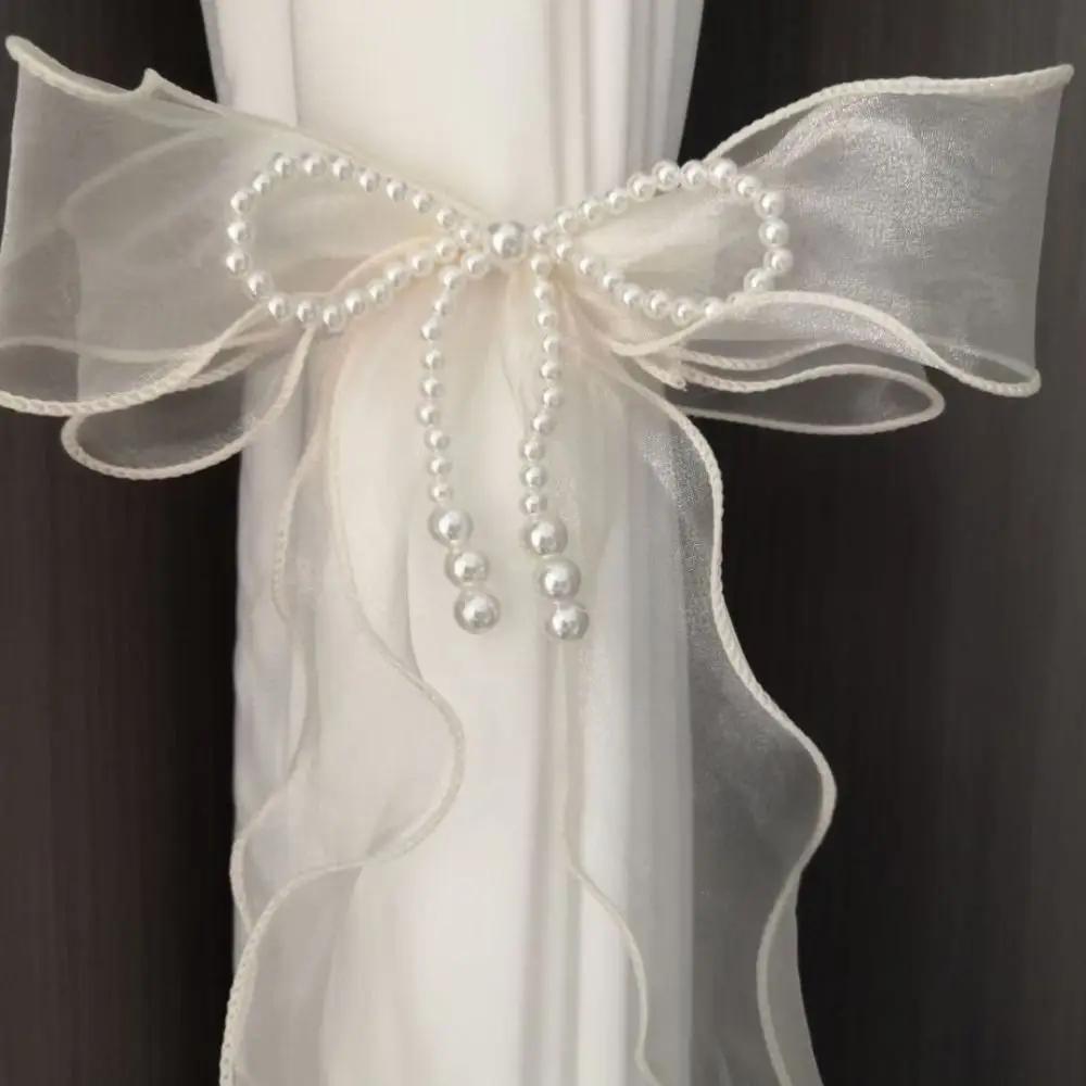 NIEUW Polyester Gordijn Strikbinders Gordijn Decor Gordijnaccessoires Raamgordijnen Bindtouw Franse Gordijnen Banden