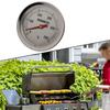 Stainless Steel Probe Bimetal Thermometer Stainless Steel Body Bimetallic Sensing Coil 7cm Probe Length For Stovetop