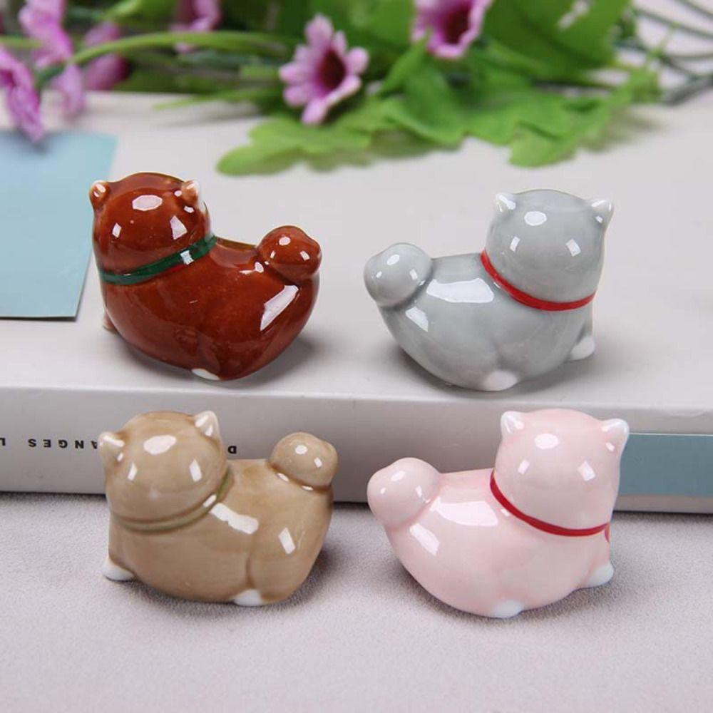 Cartoon Chopstick Rest Ceramic Spoon Rack Holder Practical Chopstick Rack  Decor