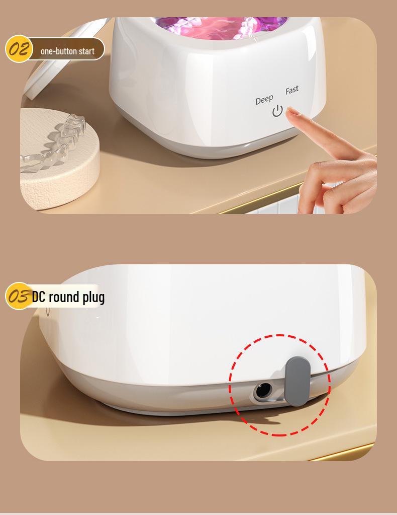 Ultrasonic Nipple, Braces, and Denture UV Sterilizer Cleaner