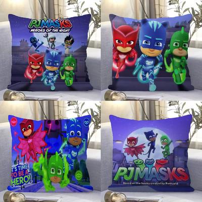 PJ Cartoni Animati M-Maschere Federa Cuscino Copricuscino Divano Decorazione Stanza Casa Regalo per Bambini