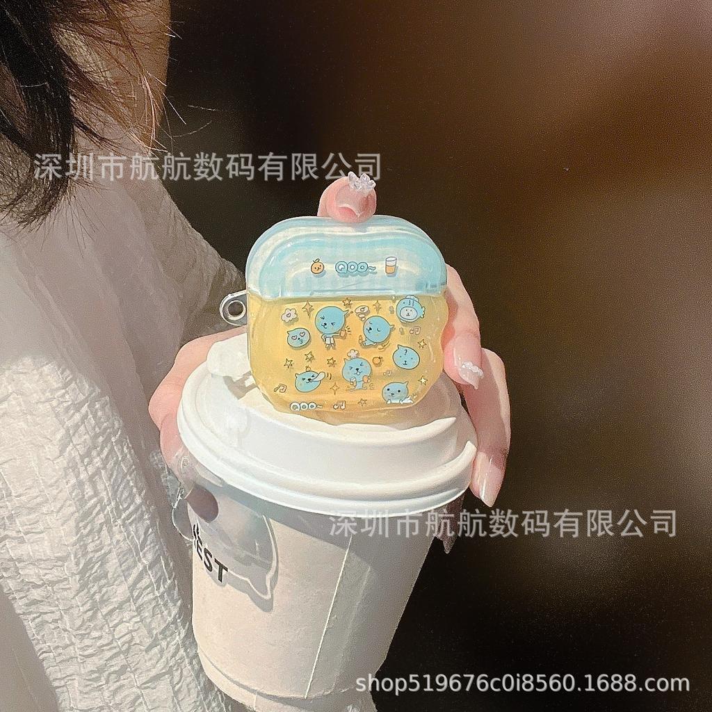 Cute Listening To Music Queer for AirPods 1 Generation Earphone Cover Apple 1 Generation Earphone Case Pro New 1 Generation Female