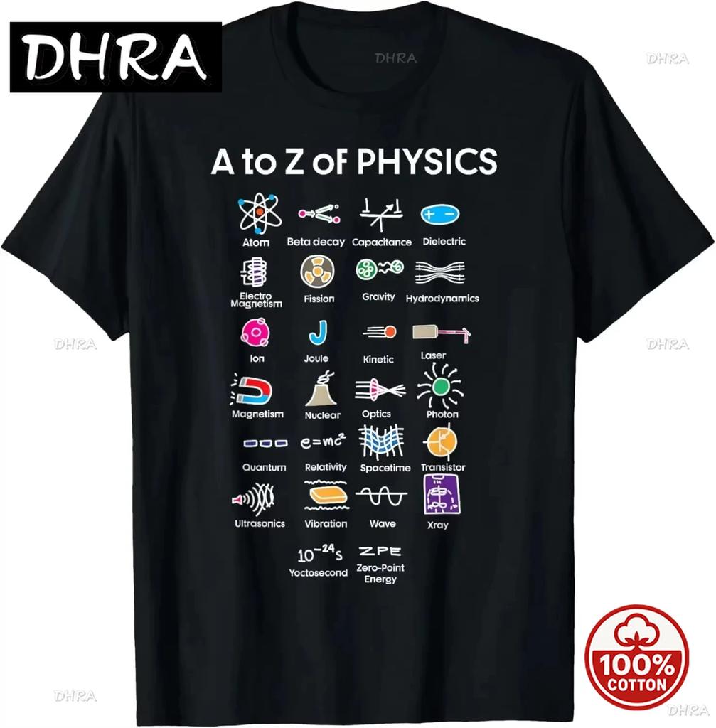 Quantum Physics Student Science TShirt Graphic T Shirts Womens T Shirt Camiseta Casual Short Tee Retro Cotton Soft Gothic