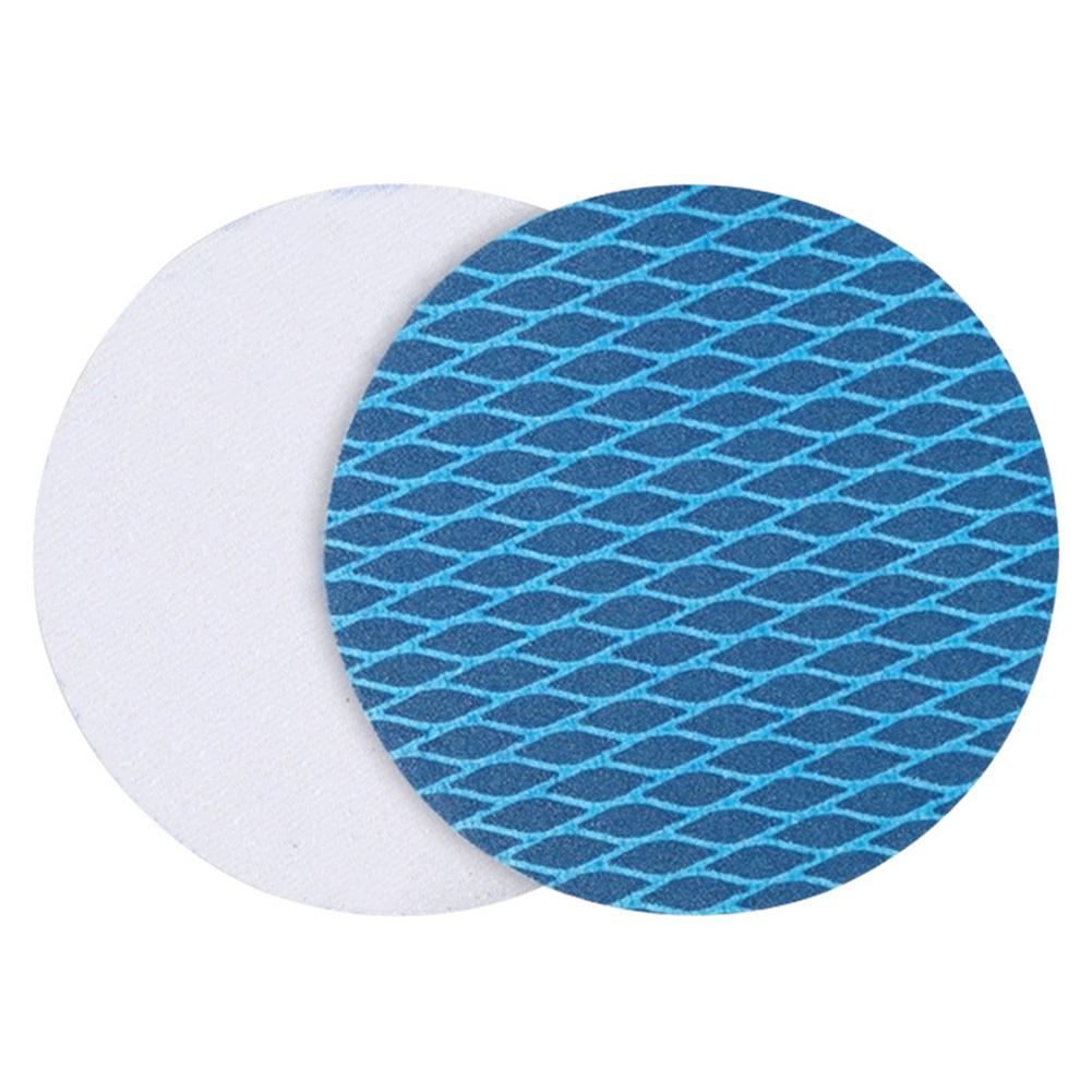 100pcs 125mm 5inch Sanding Discs with For Anti-Blocking Rhombus Structure and Flocked Backing for Reliable Tool Attachment