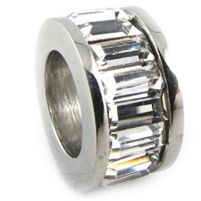 [K7710] - White 'Goddess' Steel Pendant