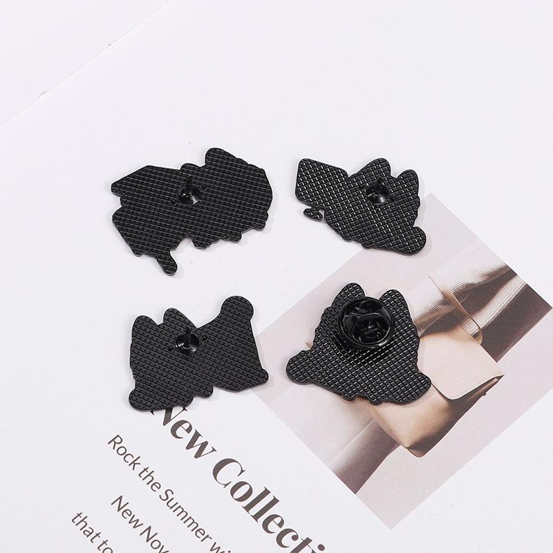 Creative Cartoon Cat Brooch Playing Piano and Music Cute Personality Versatile Accessories Clothes Bag Badge