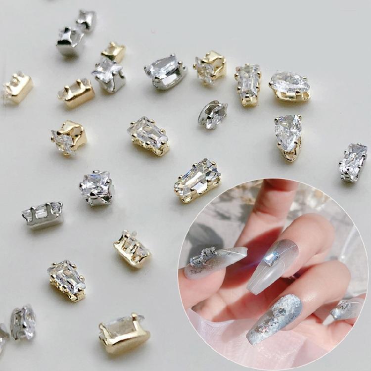 20pcs Nail Rhinestones Diamonds Crystals for Nail Art 3D Decoration Stones Set