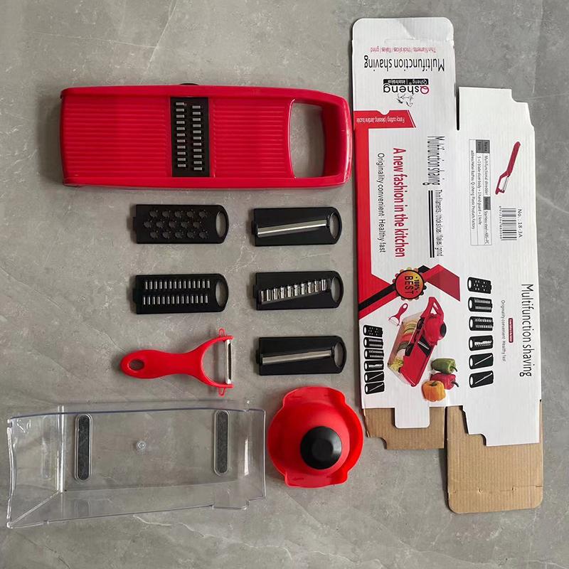 

Vegetable Cutter With Steel Blade Slicer Potato Peeler Carrot Cheese Grater Vegetable Slicer Kitchen Accessories