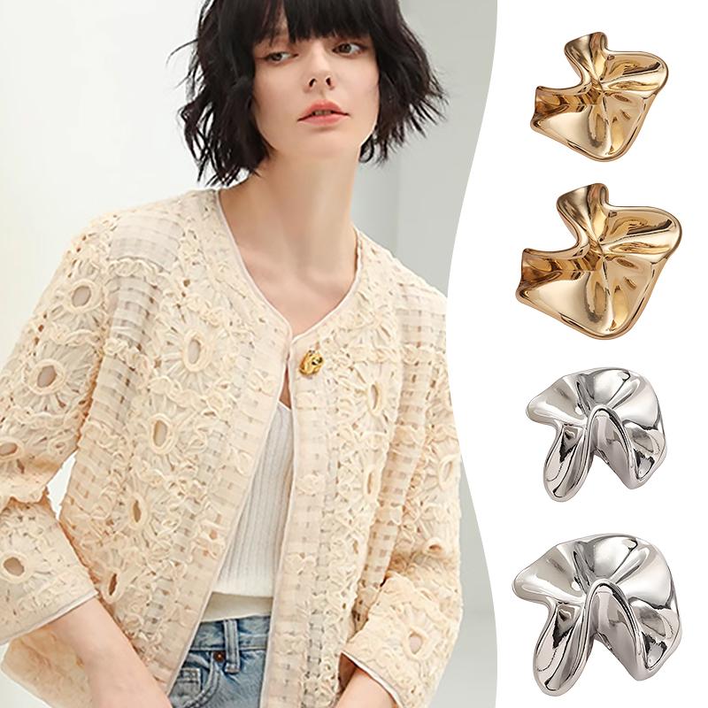 6PCS Decorative Button Irregular Button 17/24MM Fashionable and Simple Clothing Accessories