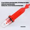 Energy Efficient 3V Fishing Light with Flashing Alerts Waterproofed Durability LED Fish Light for Marine Boats Safety