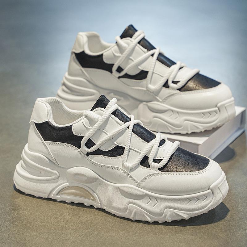 

Мужская обувь осень новая дышащая маленькая белая обувь мужская спортивная обувь универсальная платформа повседневная 39