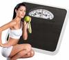Classic Mechanical Bathroom Scale Black Analog 136Kg Simple Operation