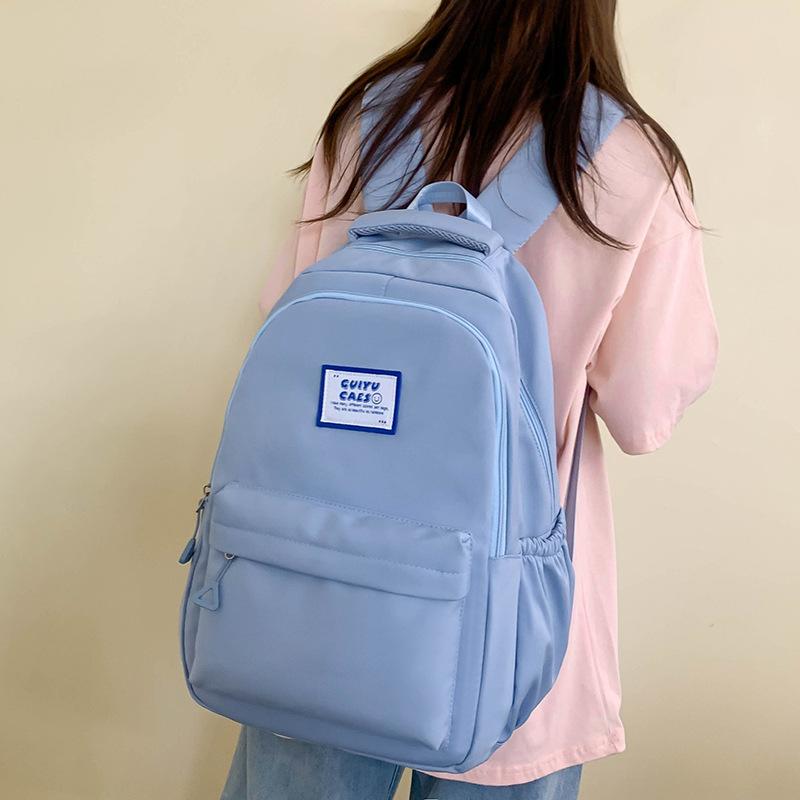 New Backpack Women's Casual Versatile Junior High School Student High School Student Schoolbag Computer Backpack