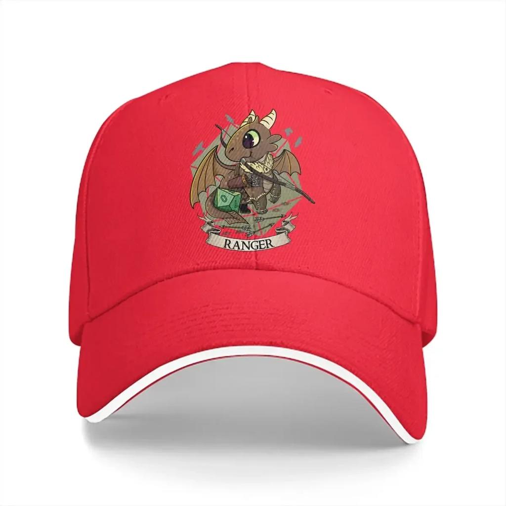 Summer Cap Sun Visor Dragon Ranger Hip Hop Caps DND Game Peaked Hats