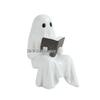 Ghost Reading Book Lamp Figurine Toy