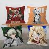 Anime GIRLS Und PANZER Cute Cartoon Twodimensional Pillowcase Bedroom Sofa Cushion Cover Nap Pillow Cover