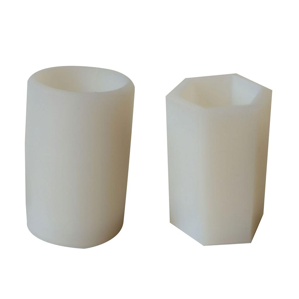 Cylinder Hexagonal Column Cake Soap Mould DIY Candle Epoxy Handmade Mold