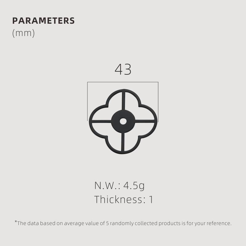 Dooroom Brass Furniture Handle Hook Gasket Rural Style Personalized Decoration Washer