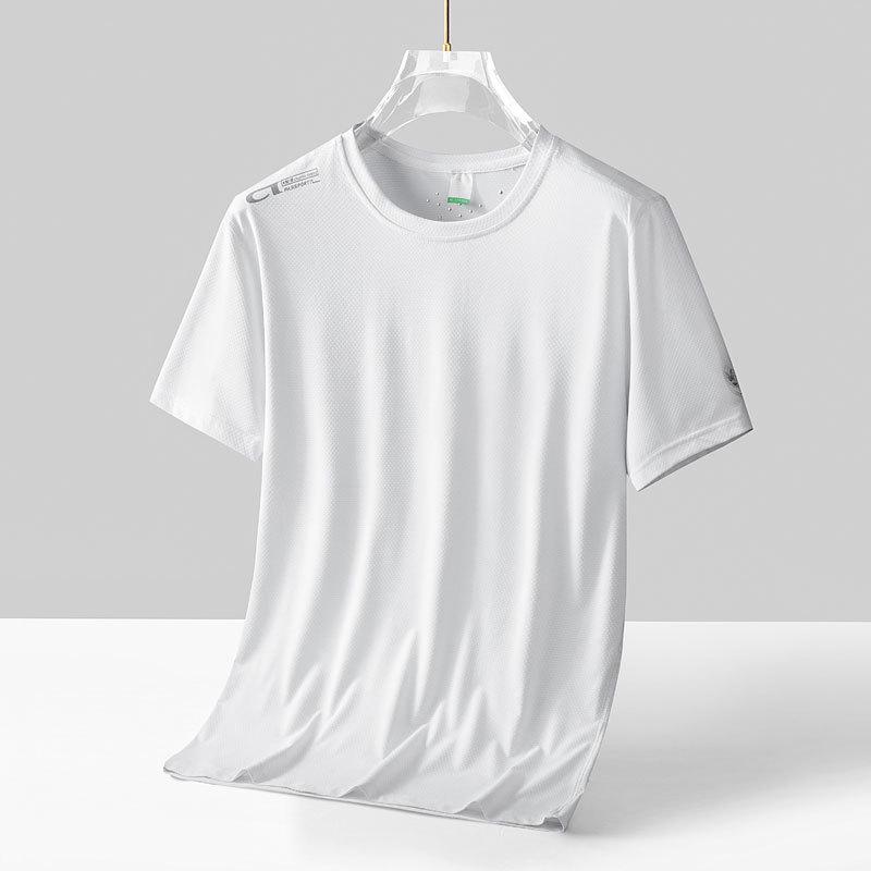 

Мужская и женская дышащая футболка с коротким рукавом из шёлка, устойчивая к ультрафиолетовому излучению, для летних видов спорта на открытом воздухе XL