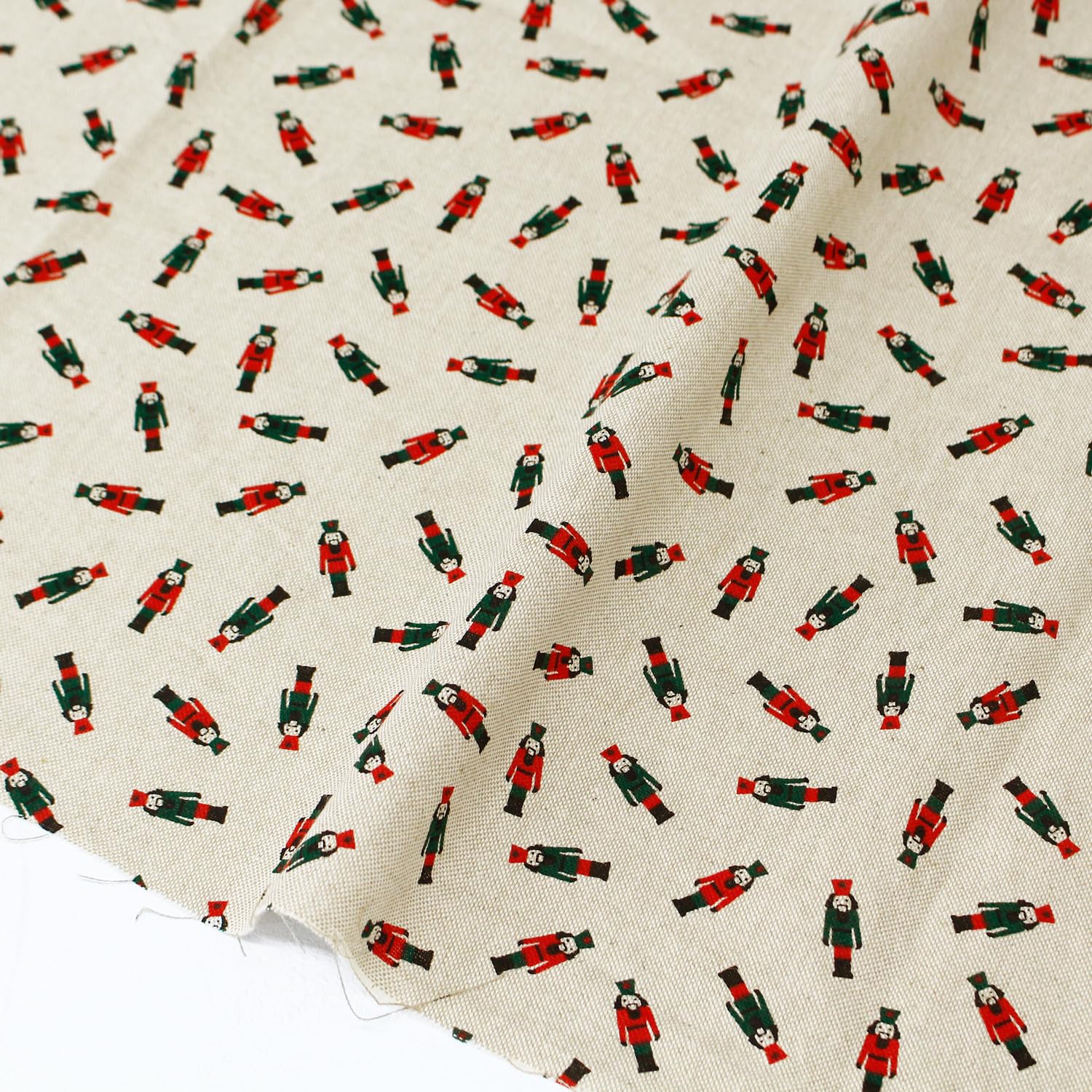 

Nippon Dutch imported digital cotton Oxford 140cm wide x 2m cut for Chuko, fabric, Nutcracker print, 100% fabric, sale, BB104530-2082