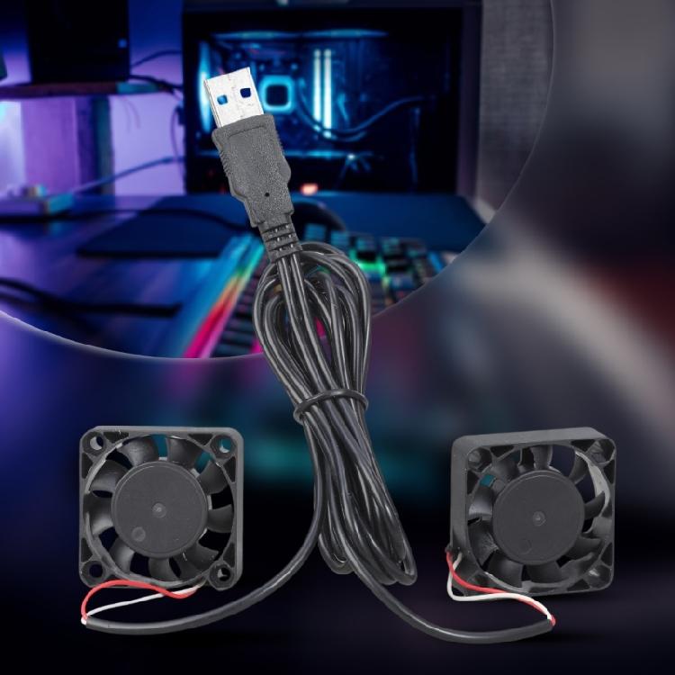 Router Cooling Fan PC Cooling TV Box Wireless Quiet 5V USB Power 40mm Fan Protective Net for Router Modem TV Box