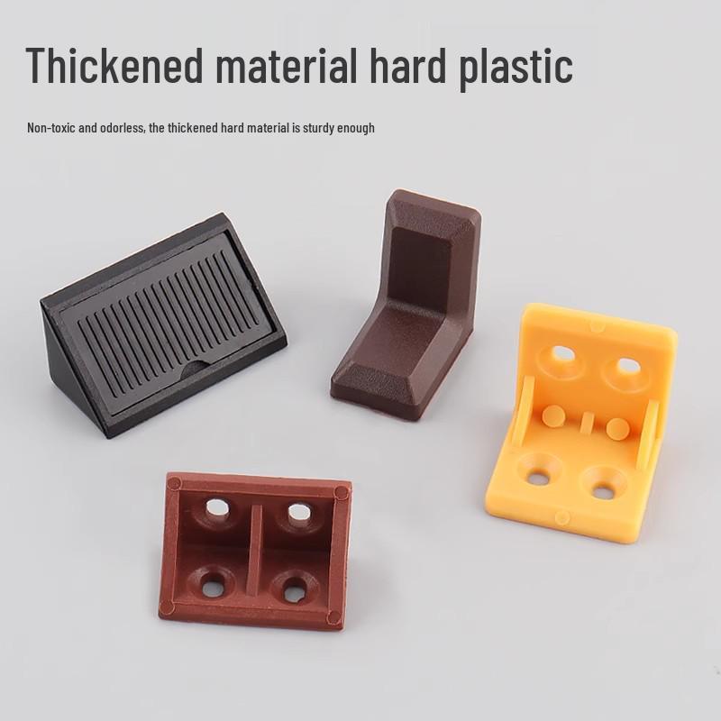 Nylon Cabinet Corner Bracket, 90° Thickened Right Angle Connector