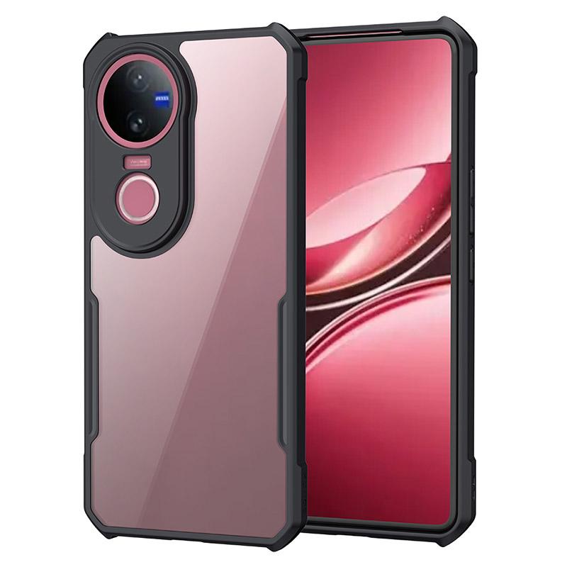 

XUNDD For vivo V50 5G Case Dropproof TPU+Acrylic Clear Back Phone Cover Type A