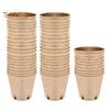 50 Pcs Seeds Starter Pots Biodegradable Plant Nursery Pots Garden Organic Planter for Transplanting Seedlings Seeds Germination