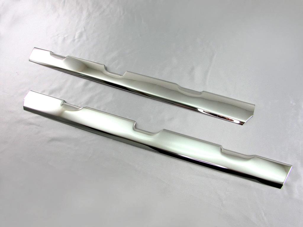 BRIGHTZ Finish Stainless Steel Plated Grille Upper Cover for Mitsubishi Fuso Super Great Ultra-Mirror (2-Piece Set) [Truck-L-086]